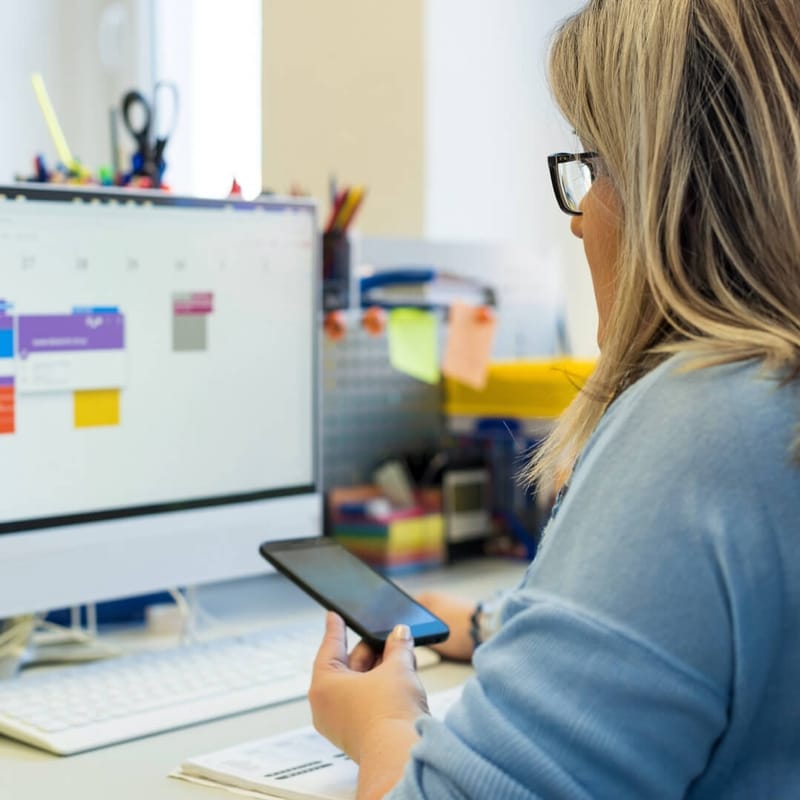 Women using ACTIVE Hub to easily access data