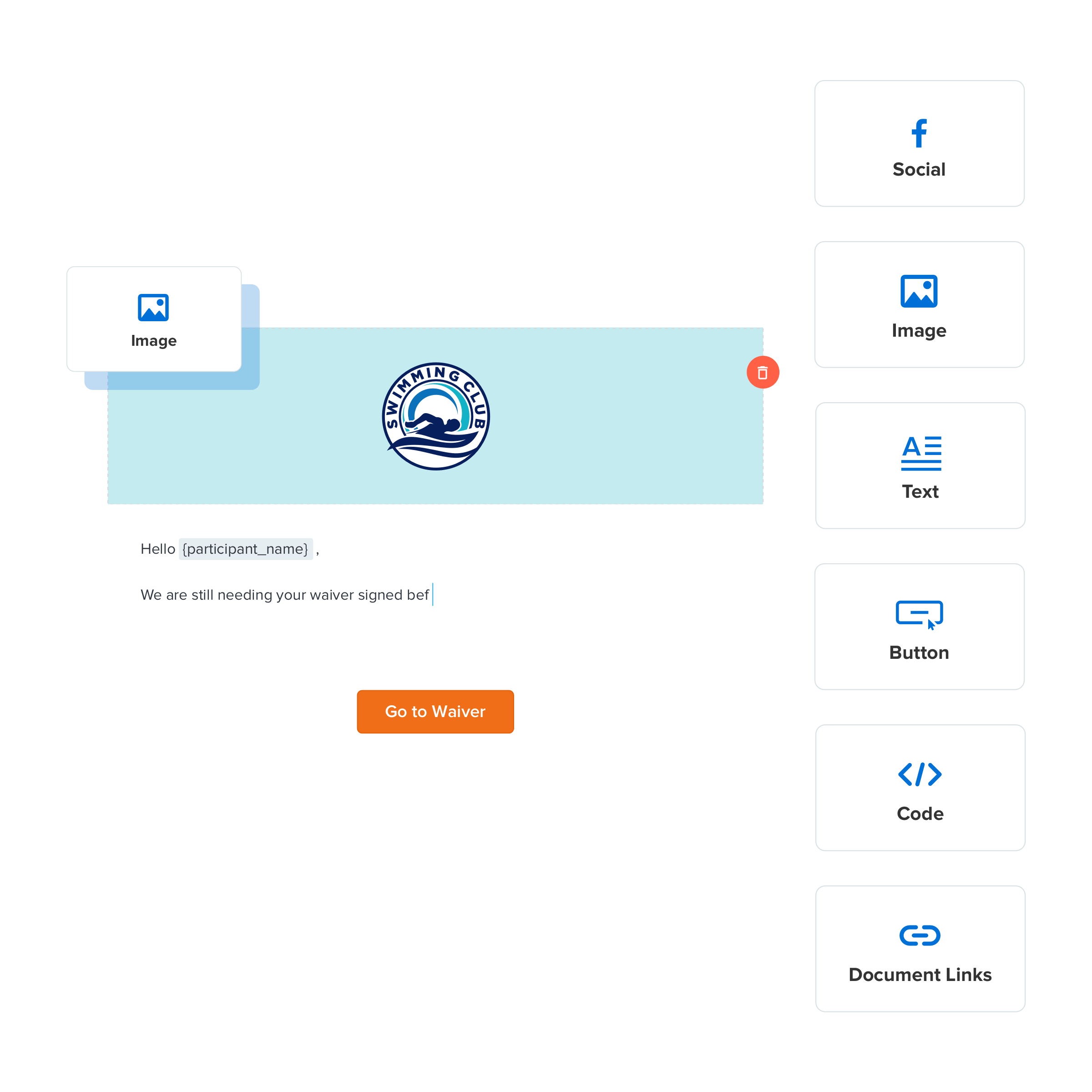 Build easy drag and drop emails